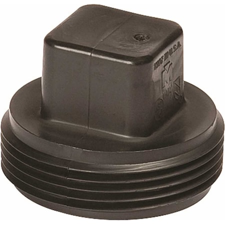 Nibco 1-1/2 in. ABS DWV MPT Cleanout Plug C5818HD112